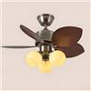 Ventilatore Lampada in Cristallo Stile Francese Lampada Ventilatore Retrò