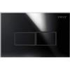 Pucci PLACCA PER CASSETTA INCASSO PUCCI ECO 2 PULSANTI LINEA MOD.2014- Nera Lucida-...