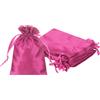 uxcell 6Pcs Sacchetti Regalo in Raso 6"x4" con Cordino, per Rose Red