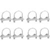 No 8 Pezzi Morsetto per Montaggio Antenna U-Bolt Hardware di Montaggio Morsett5205
