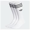 Adidas IJ0734 Adidas Crew Socks 3 Calzini Calzini Unisex Confezione da 3 Sport...