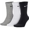 Nike SX4704-901 Nike Calze Lunghe Invernali Leggere (Confezione da 3) Nero...