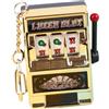 Banca portafortuna per slot machine con bobina rotante, portachiavi,