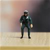 Statuina Pilota Militare 1/72 Altamente Dettagliato Modello 3D Equipaggio Aereo