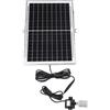 Kit Pompa Acqua Fontana Solare 9V 6W 10W Pannello 5V DC Pompa 240L H con Tubo