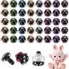 uxcell Occhi di sicurezza stella 20mm, 48Pcs per bambole all'uncinetto 8 colori