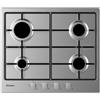 Candy Timeless CHW6BRX Acciaio inossidabile Da incasso Gas 4 Fornello(i)