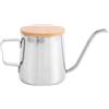 No 2X Teiera Da Caffè in Acciaio Inossidabile Da 250 Ml Teiera A Becco Lungo P6443