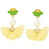 Pokémon Center Orecchini Pokemon Center Accessorio Originale Skiploom Swing Pierce...