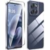COVER + PELLICOLA VETRO PER MOTOROLA MOTO G86 5G CUSTODIA MORBIDA TRASPARENTE