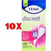 Tena 10 X Tena Discreet Ultra Mini Proteggi Slip 28 Pz Dispositivo Medico Ce Cl1