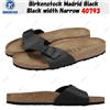 Birkenstock Madrid nero nero larghezza stretta 40793 taglia unisex