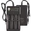 multimarche Batteria ricaricabile model Panasonic + caricabatterie usb 26650 5000mAh 3.7V