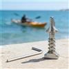 Set viti pinna tavola surf acciaio per cambi rapidi alette su longboard