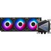 MSI MAG CORELIQUID I360 - Dissipatore a liquido AIO per CPU, piastra in rame maggiorata, water block a doppia camera, radiatore a flusso diviso, ventole LDB ARGB, compatibile con Mystic Light