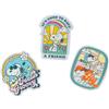 Grupo Erik Toppe Termoadesive Snoopy Peanuts - Set 3 Toppe Adesive per Tessuti | Patch Ricamate per Zaini, Giacche e Borse, Snoopy Gadget (10 x 11 cm)