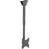 Techly Supporto monitor TV soffitto ( 50 Kg ) VESA 200 x 200 Telescopico Black