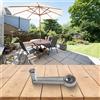 Scuderia per accessori ombrellone da patio per tavolo a sdraio e supporto ombrel