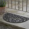 Zerbino Semicircolare in Ghisa Stile Europeo Zerbino Decorativo Vintage