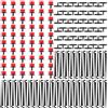 180PCS Kit Irrigazione a Goccia, 60 Gocciolatore Irrigazione Regolabile + 60 Con