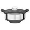 Moulinex XF384B Accessorio Vaporiera per Cuisine Companion, Contenitore Inox, Ca