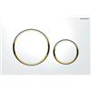 GEBERIT PLACCA DI COPERTURA 2 TASTI SIGMA 20 GEBERIT Bianca bordi tasti Dorati