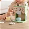 Macchina per il caffè in legno, giocattolo da cucina Montessori per bambini