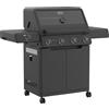 RÖSLE ALLFLAME Prime 4 Barbecue a gas, 4 bruciatori (3.5 kW ciascuno), PRIMEZONE, sistema grill Vario+, superficie di cottura 70 x 45 cm, griglie in ghisa, alluminio fuso