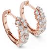 Senza marchio Orecchini a cerchio certificati VVS1 D diamanti naturali Infinity Promise in ...