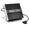 VEVOR Amplificatore Monoblocco per Auto 1200 W Classe D con Controllo Remoto del Livello del Subwoofer, filtro Passa-Basso, Potenziamento dei Bassi, Spostamento di Fase, Controllo del Volume