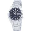 Seiko Orologio Seiko Seiko 5 Automatico Elegante SNKE01K1 Quadrante Nero da Uomo