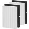 APPLIANCEMATES 116130 Filtro di ricambio H per purificatore d'aria Winix 5500-2 5510 AM80, confezione da 2 filtri H13 TRUE HEPA e carbone attivo APPLIANCEMATES