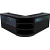 MONSTERSHOP Set Banconi LED Nero Harmonia B1500 C1500 LM60 Vetrina Negozio con Serratura