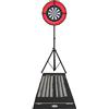 MONSTERSHOP Set Bersaglio Freccette con Luce LED, Supporto Treppiede e Surround Bristle