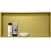 Bernkot Nicchia da parete in acciaio inox 304 oro doccia 60 x 30 x 10 cm,