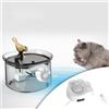 Cat Dog Start Stop automatico Fontana d'acqua Sensore a infrarossi Fontanella