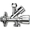 VA ALBERTONI RUBINETTO COMBINATO SOTTOLAVABO - LAVATRICE- 1/2 x 3/4- ALBER- pezzi 1