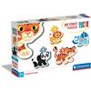 Clementoni Puzzle My First Puzzle Supercolor 4 Maxi Puzzle Sagomati Wild Animals Clementoni