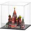 Vetrina in Acrilico Trasparente, Teca Plexiglass Contenitori Cubo Scatola Vetrin