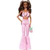Does not apply Barbie - Deluxe Style N. 12, Bambola Dai Capelli Castani Mossi E Top in Denim Ro
