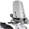 GIVI PARABREZZA GIVI HONDA SH 150 i dal 2017 al 2018 CON ATTACCHI 1117A + A1155A