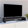 Henor supporto per monitor rialzo TV in legno 82 x 26.5 x 12 cm portata 50 kg Gr