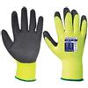 Portwest A140 Guanto Grip Fodera Traspirante Palmo a Immersione Poliestere | Nero, M, EN 388 (1141X), EN 511, EN ISO 21420 Destrezza 4, Resistente al Taglio, Uso Intensivo, Termico, Acrilico, Edilizia