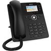 Snom D717 Nero Telefono IP con 6 Account SIP, Display a Colori, Porta USB, Attacco Cuffia, 2 Porta Gigabit LAN, 3 Anni di Garanzia