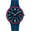 Superga Orologio Uomo Quadrante Analogico Cinturino Silicone Blu STC021