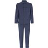 Alessandro Gilles - Abito blu overshirt in lana sfoderato con pantalone con dopp