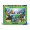 RAVENSBURGER Minecraft Mosaic Puzzle licenziato 1000 pz Puzzle