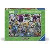 RAVENSBURGER Minecraft Mobs Puzzle licenziato 1000 pz Puzzle