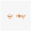 DoDo Orecchini Dodo Stud Cuore Oro Rosa DOC5001_HEART_0009R Earrings a Lobo