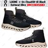 On LOEWE × On Cloudtilt Hi Black Avena Olive 3MG10835483 Taglia Uomo